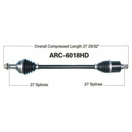 WIDE OPEN Heavy Duty CV Axle for ARCTIC HD REAR L/R WILD 12-16 ARC-6018HD